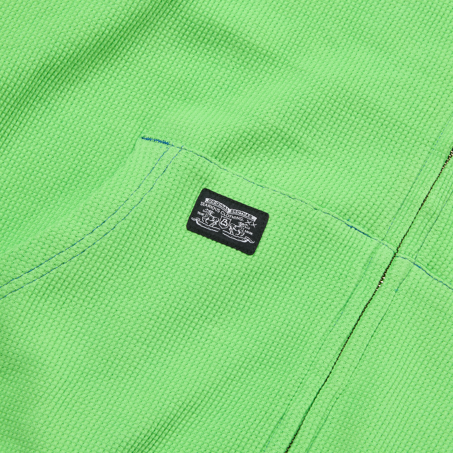 SUMMAH WAFFLE HOODIE [GREEN APPLE]