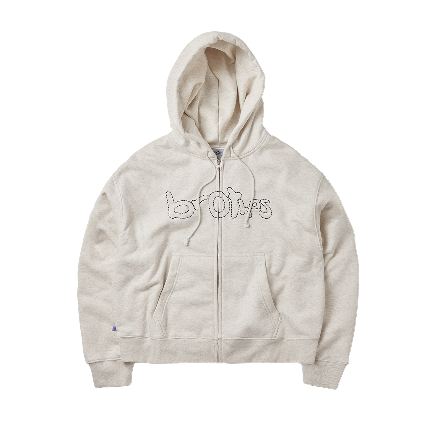 BROTHAS SCRIPT HOODIE [OATMEAL]